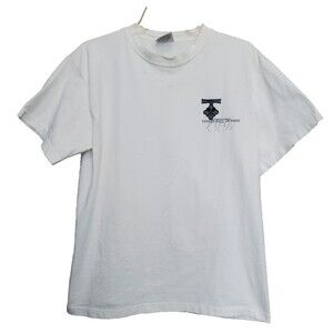 International Tennis Hall of Fame 1997 Vintage White Short Sleeve T-Shirt Size M